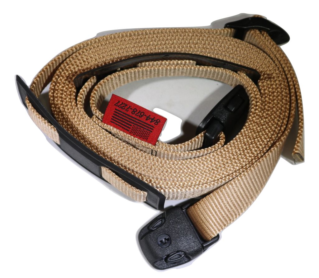 Kit completo de correas de viento para cubierta de spa con hebilla estándar color canela | Opciones de longitud