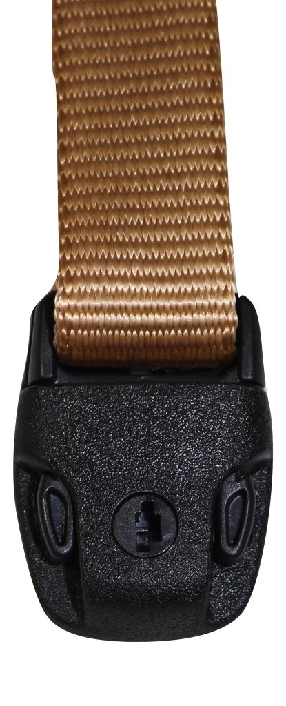 Kit completo de correas de viento para cubierta de spa con hebilla estándar color canela | Opciones de longitud