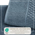 Cotton Diamond Waffle Weave Bath Towel Set - Grayson Collection