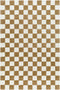 Timin Camel Checkered Area Rug