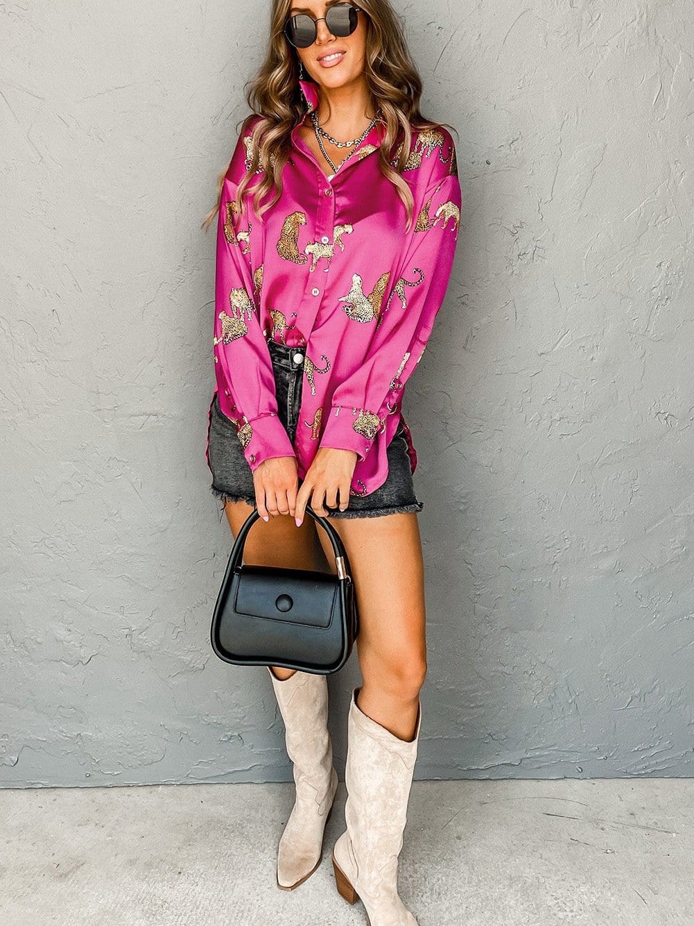 Cheetah Print Shirt
