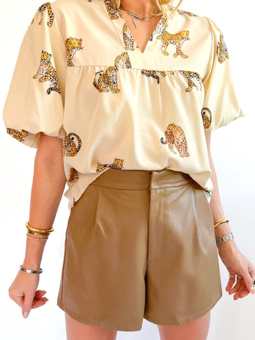 Cheetah Print Shirt