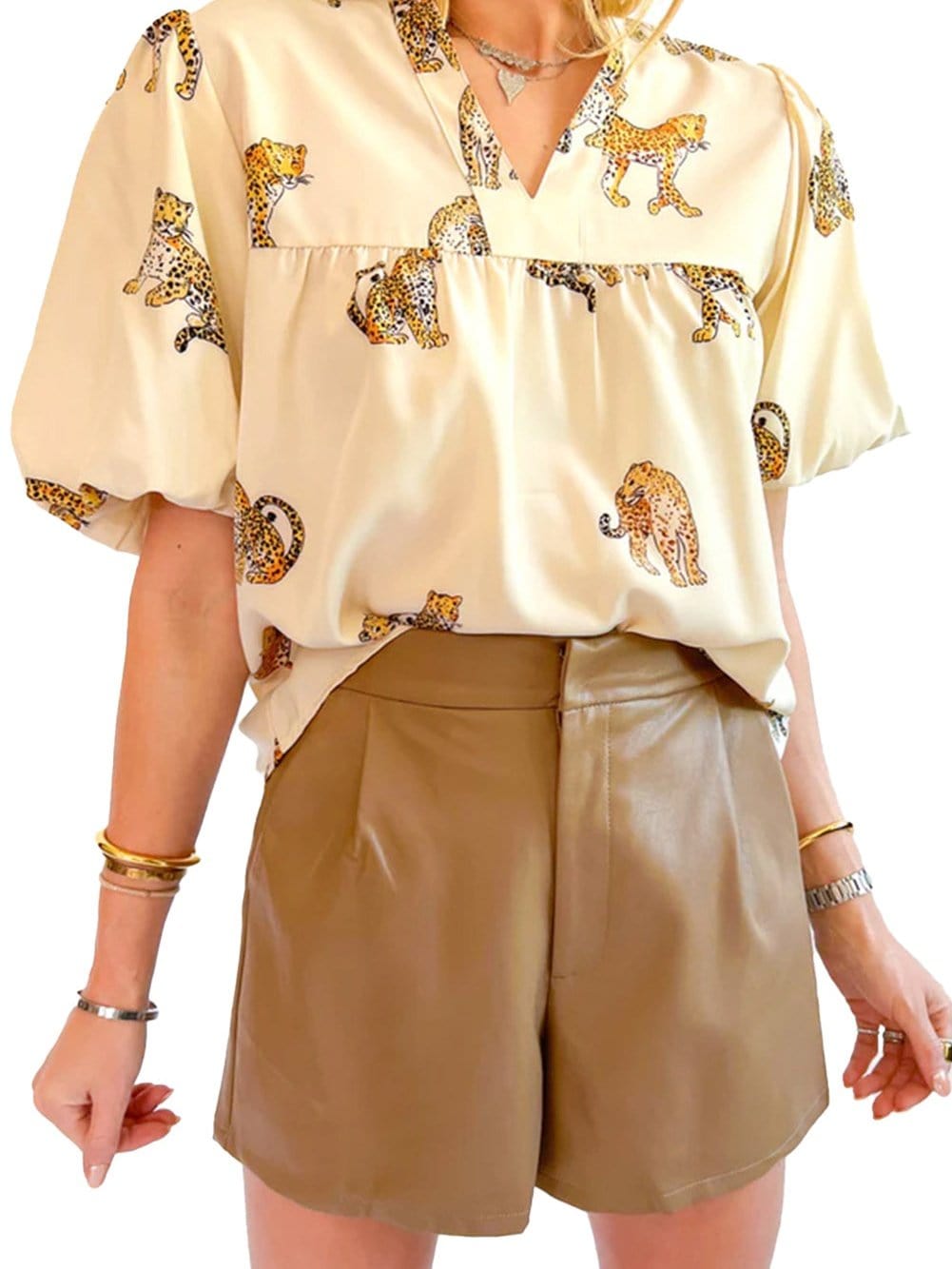 Cheetah Print Shirt