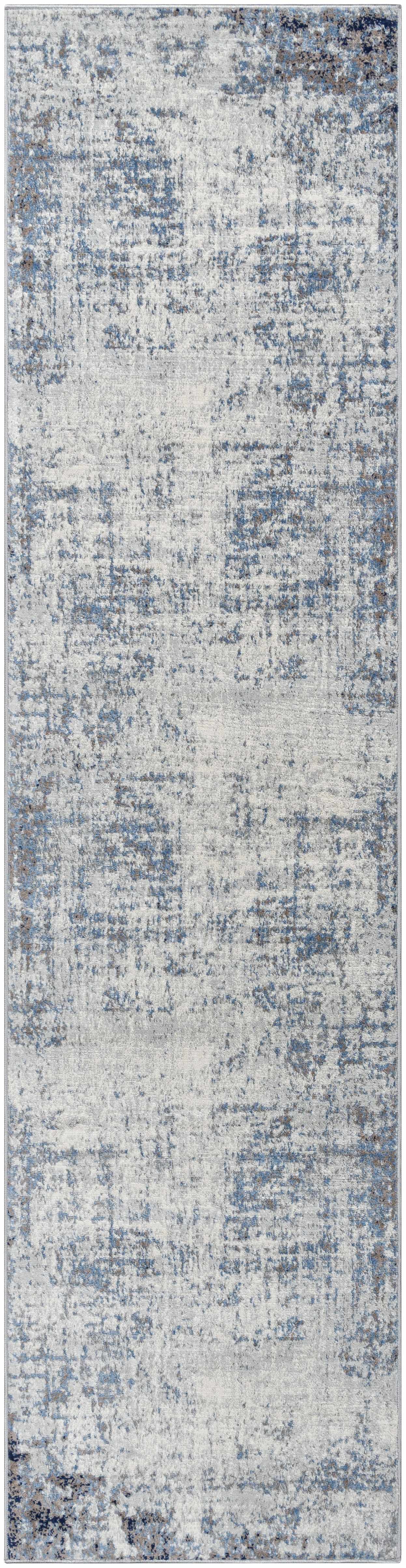 Alfombra abstracta azul/gris de Texanna