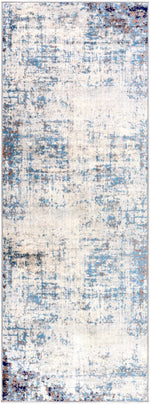 Alfombra abstracta azul/gris de Texanna
