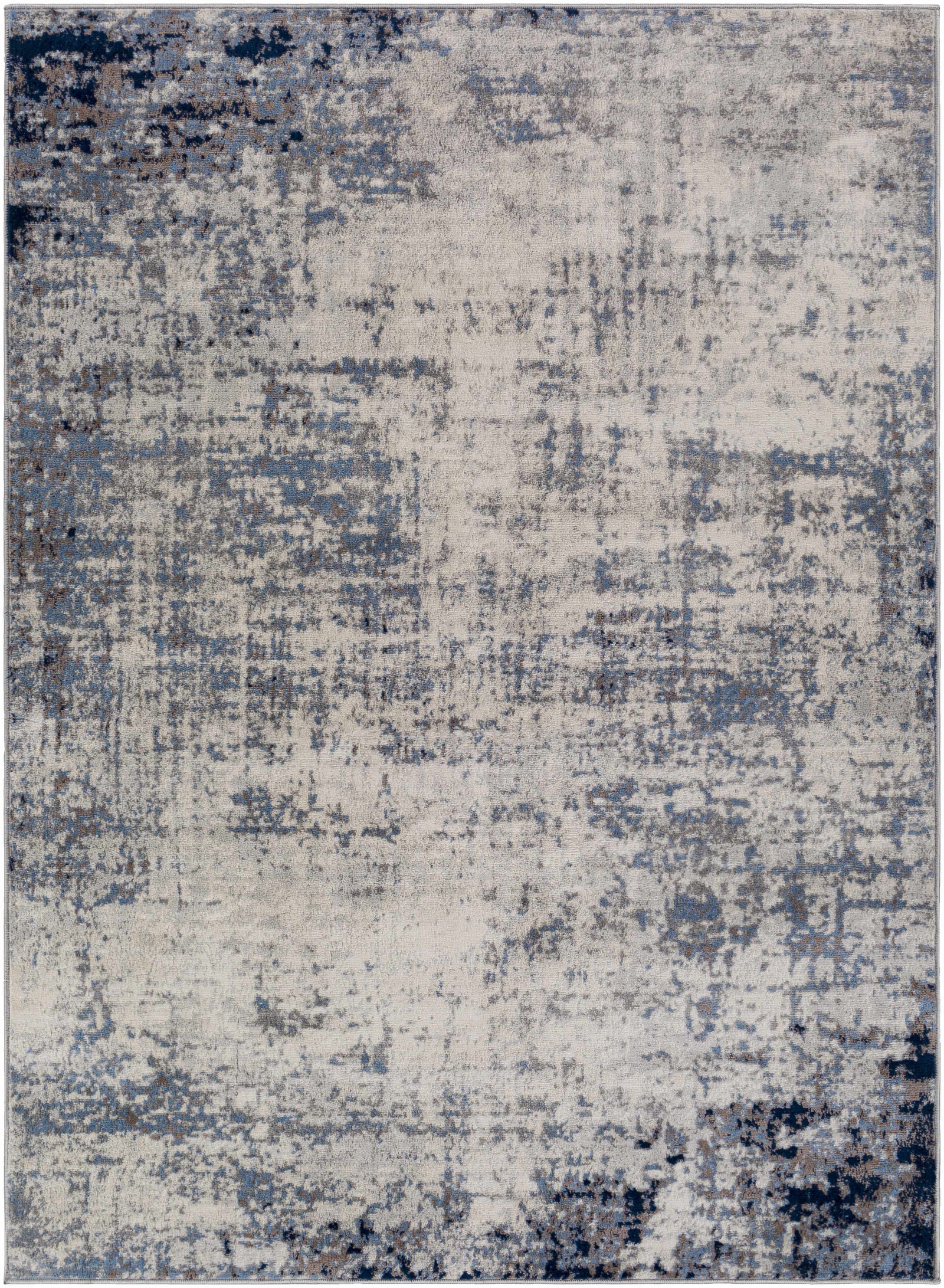 Alfombra abstracta azul/gris de Texanna