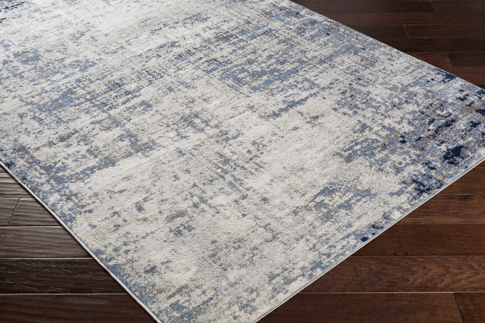 Alfombra abstracta azul/gris de Texanna