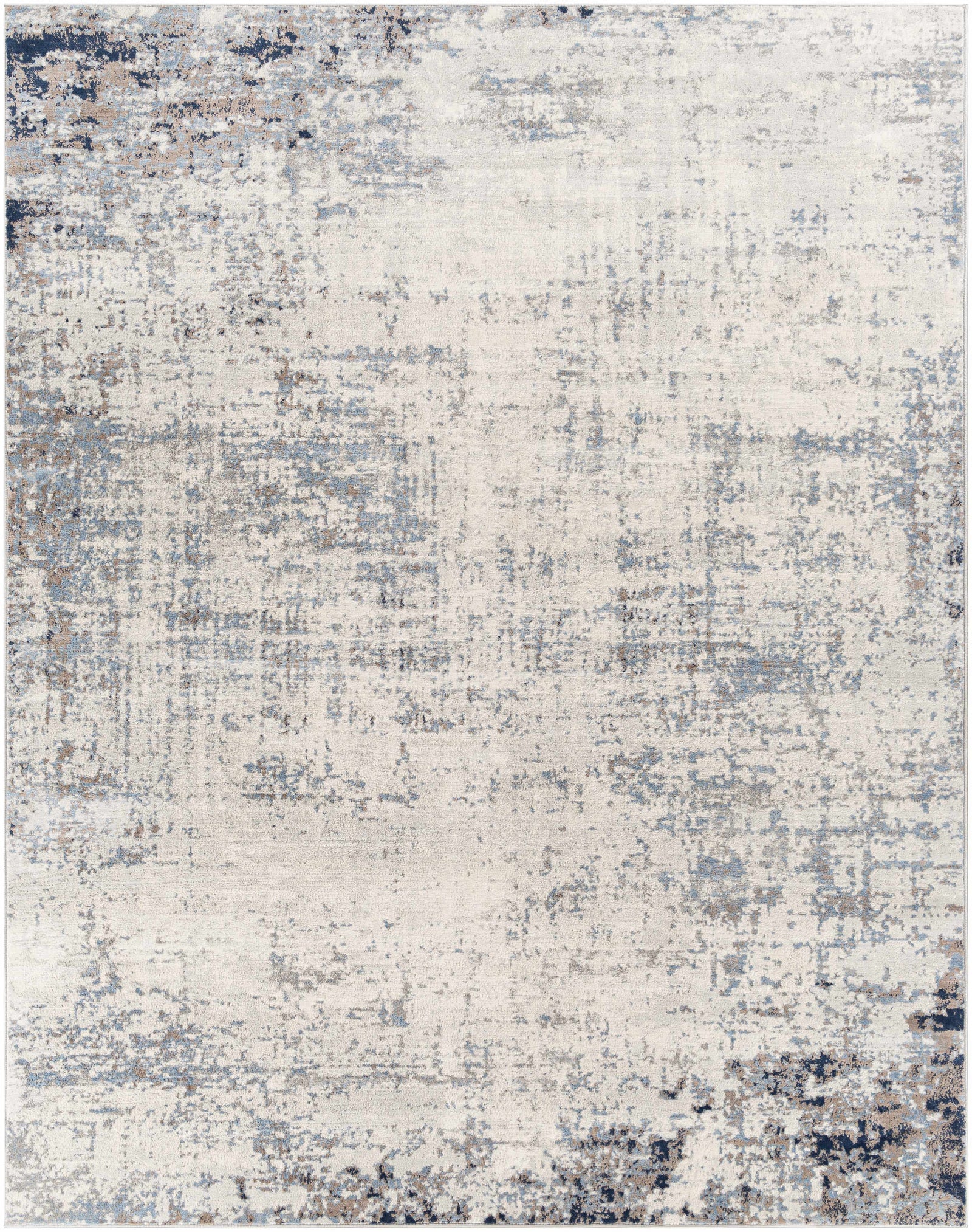 Alfombra abstracta azul/gris de Texanna