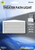 Luz LED de noche blanca automática para teatro