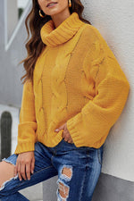 Relaxed Fit Turtleneck Sweater