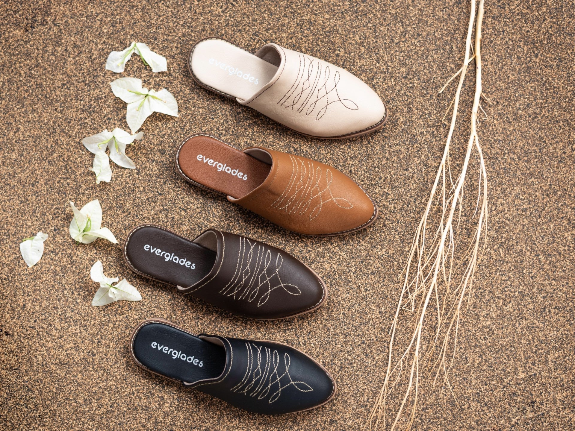 AVERY Brown Pointed Toe Slip On Shoe - Flats