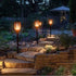 SolaFlame® | Luz solar exterior con llama parpadeante de 96 LED | Atardecer a amanecer | Paquete de 2 