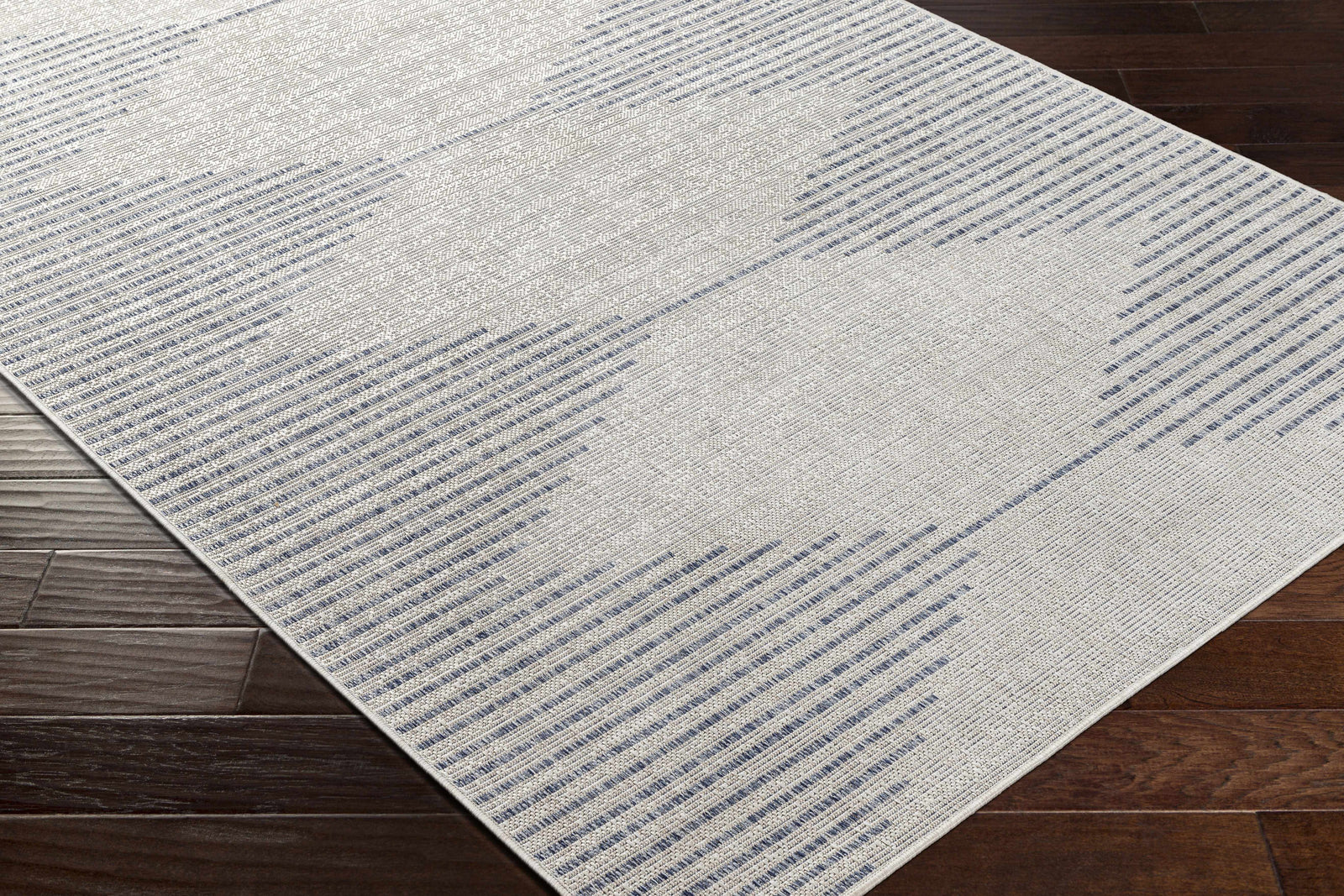 Alfombra para exteriores Stephan Gray & Blue