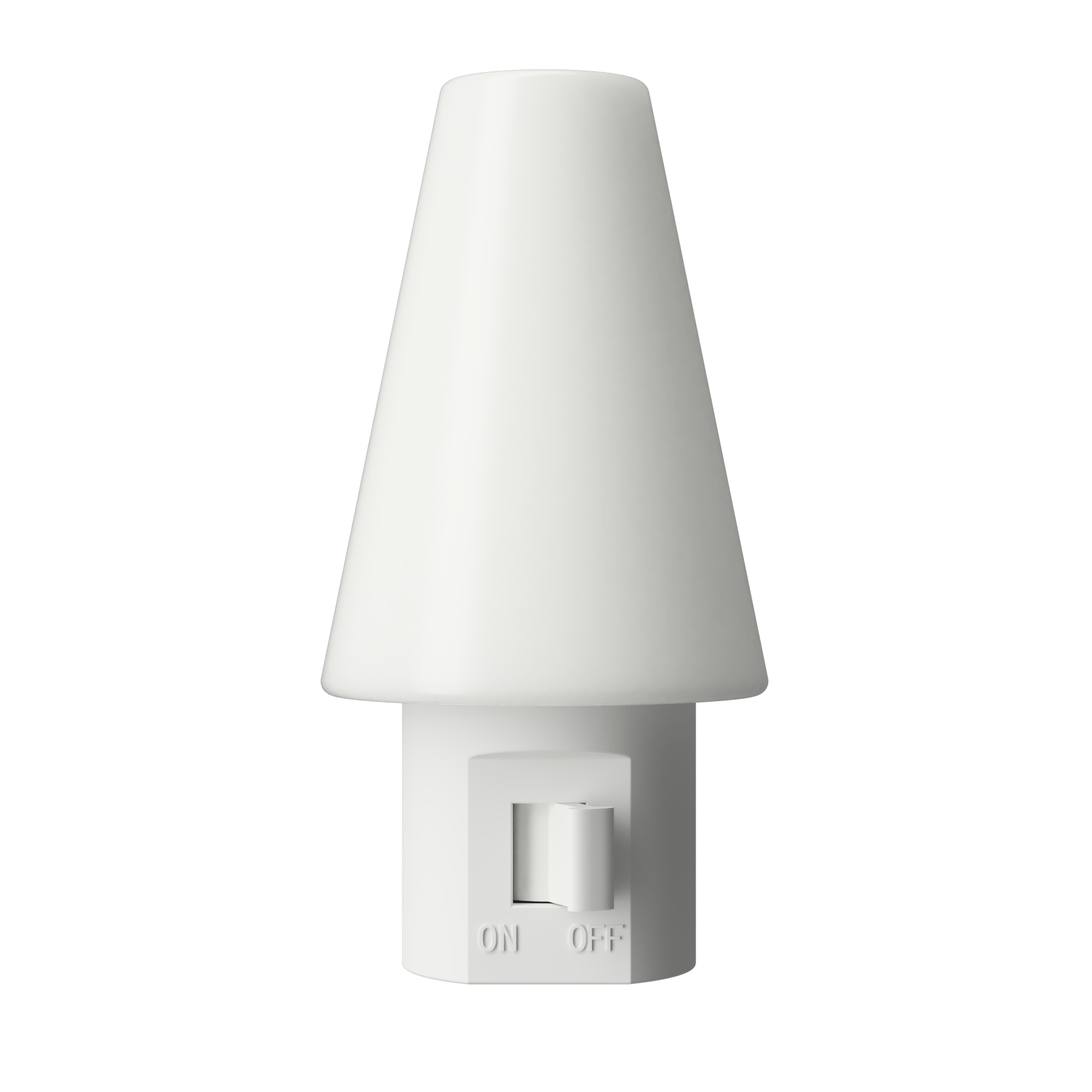 Lámpara de noche LED manual Tipi esmerilada