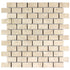 Light Beige Travertine Tumbled Mosaic Floor and Wall Tile - Livfloors Collection