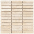 Light Beige Travertine Tumbled Mosaic Floor and Wall Tile - Livfloors Collection