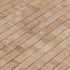 Riverbed Walnut Travertine Tumbled Mosaic Floor and Wall Tile - Livfloors Collection