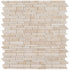 Classic Beige Travertine Slides Honed Mosaic Floor and Wall Tile - Livfloors Collection
