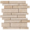 Classic Beige Travertine Slides Honed Mosaic Floor and Wall Tile - Livfloors Collection