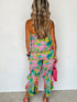 Wide Leg Ruffle Jumpsuit