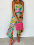 Wide Leg Ruffle Jumpsuit