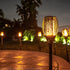 SolaFlame® | Luz solar exterior con llama parpadeante de 96 LED | Atardecer a amanecer | Paquete de 2 