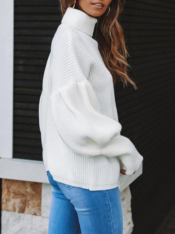 Red Merry Christmas Turtleneck Sweater