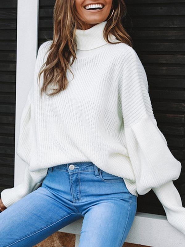 Red Merry Christmas Turtleneck Sweater