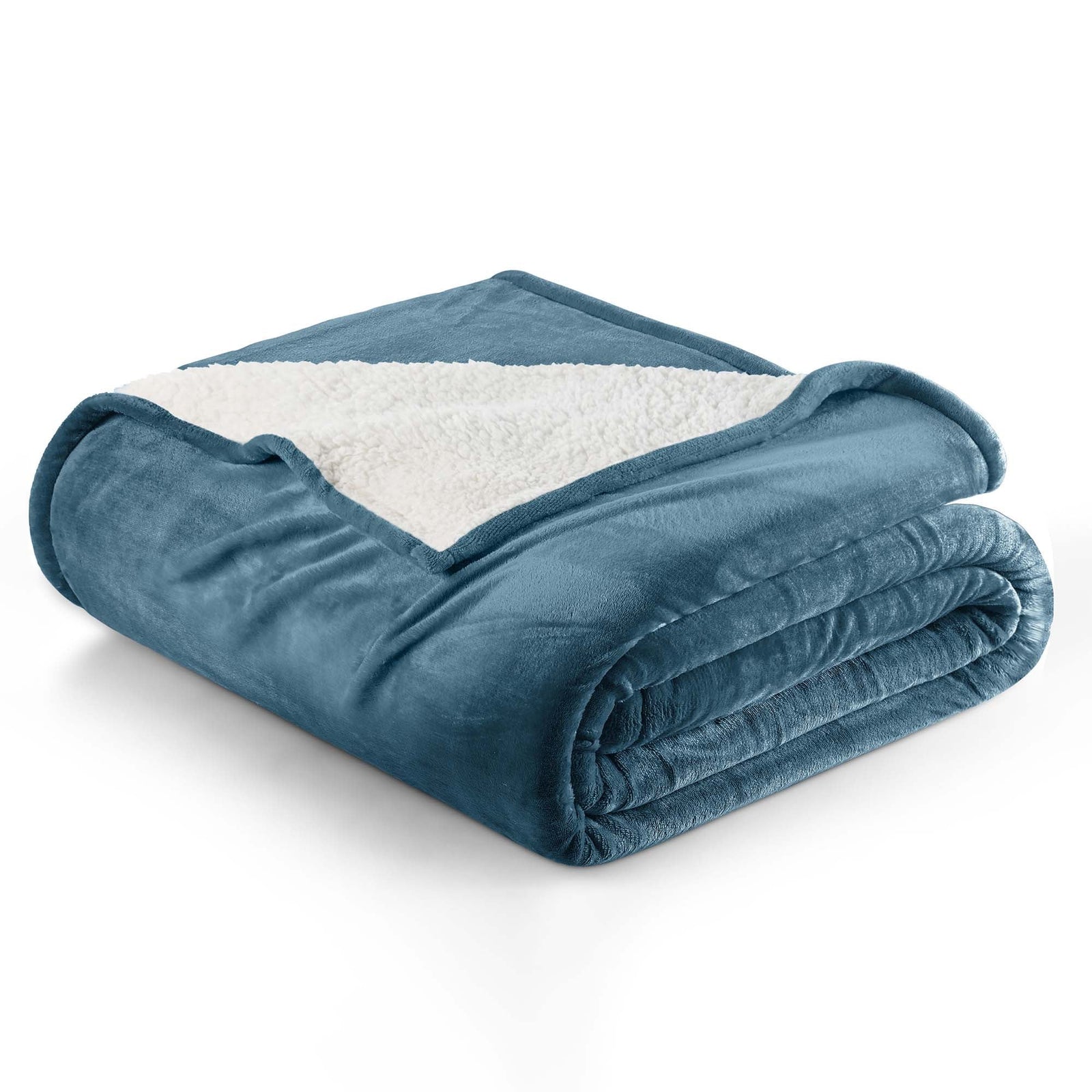 Velvet Plush Sherpa Bed Blanket - Sherpa Fleece Collection