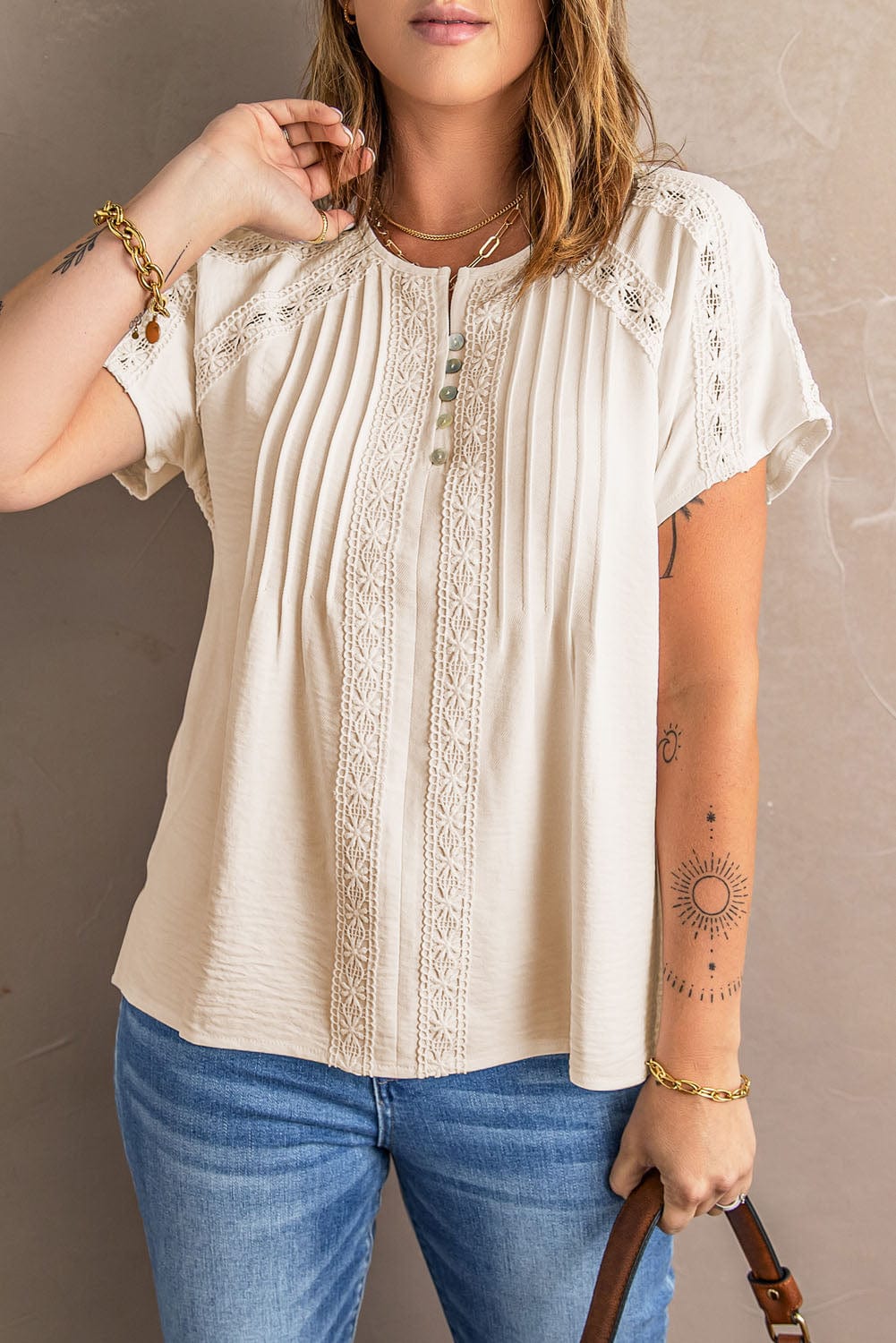 White Eyelet Playsuit