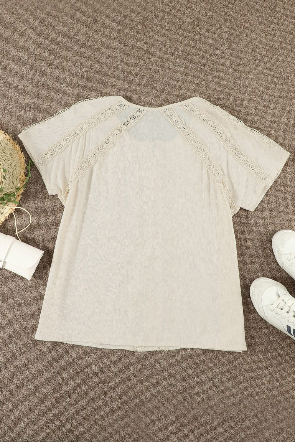 White Eyelet Playsuit