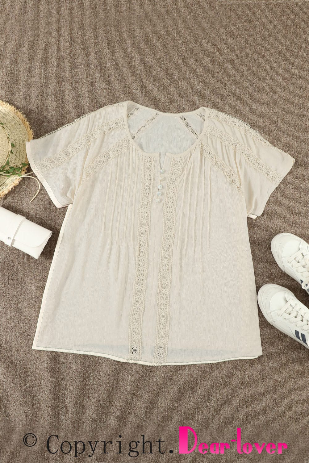 White Eyelet Playsuit
