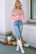 Pink Fluffy Hoodie