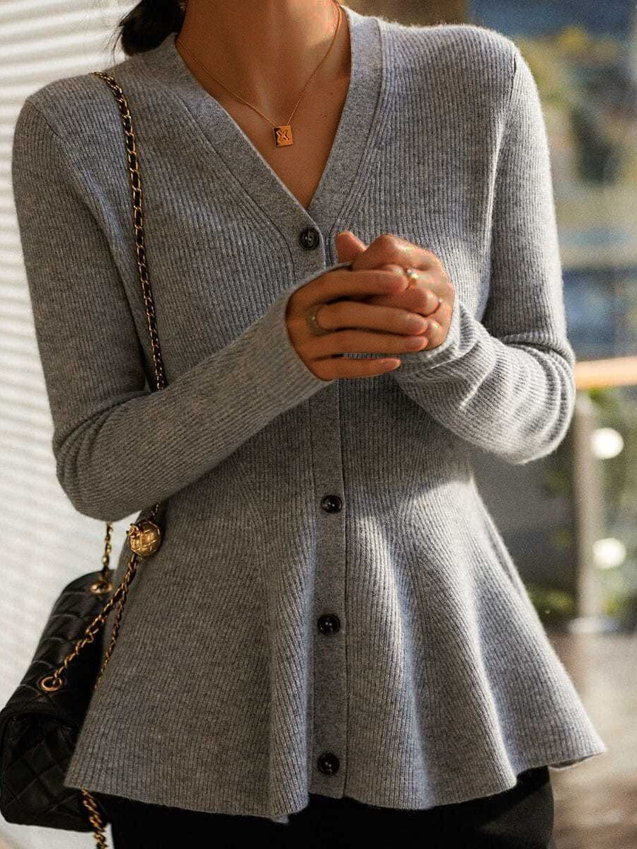 Fashionable Peplum Knitwear