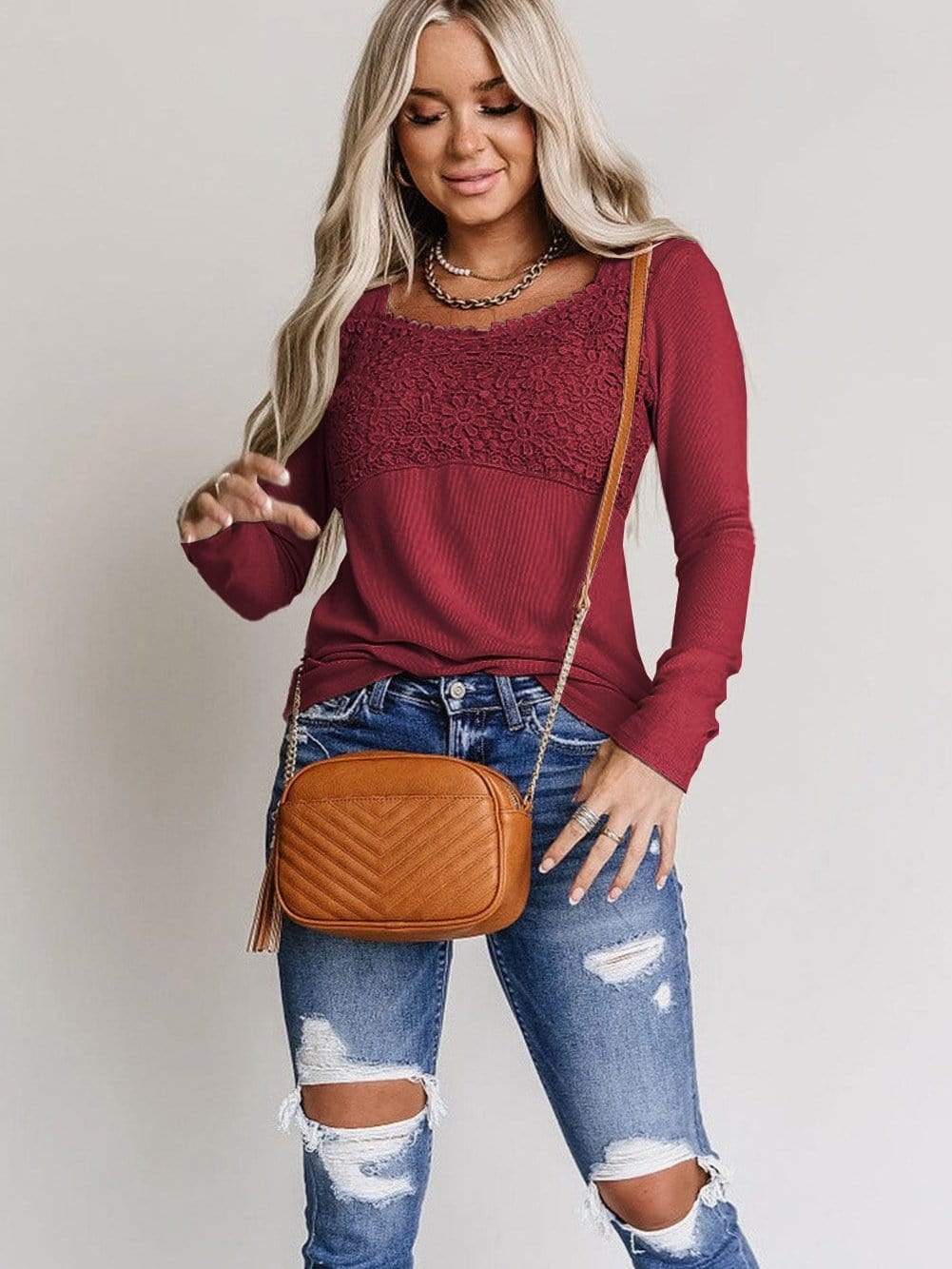 Alluring Printed Blouse