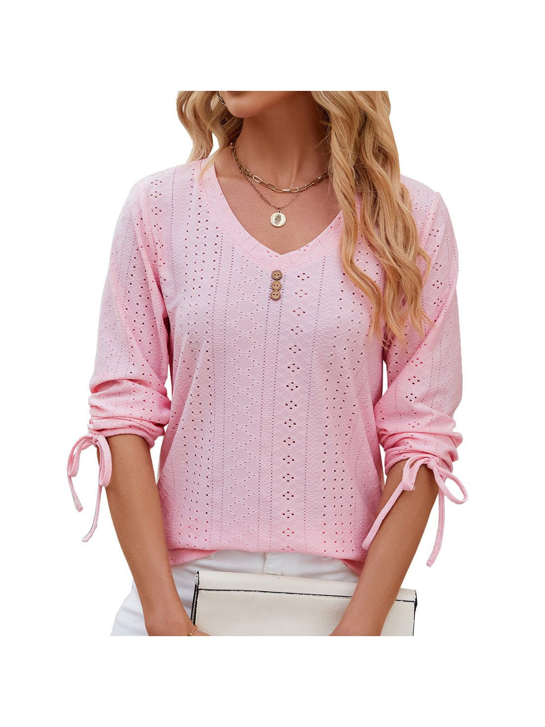 Soft and Stretchy Mock Neck T-Shirt