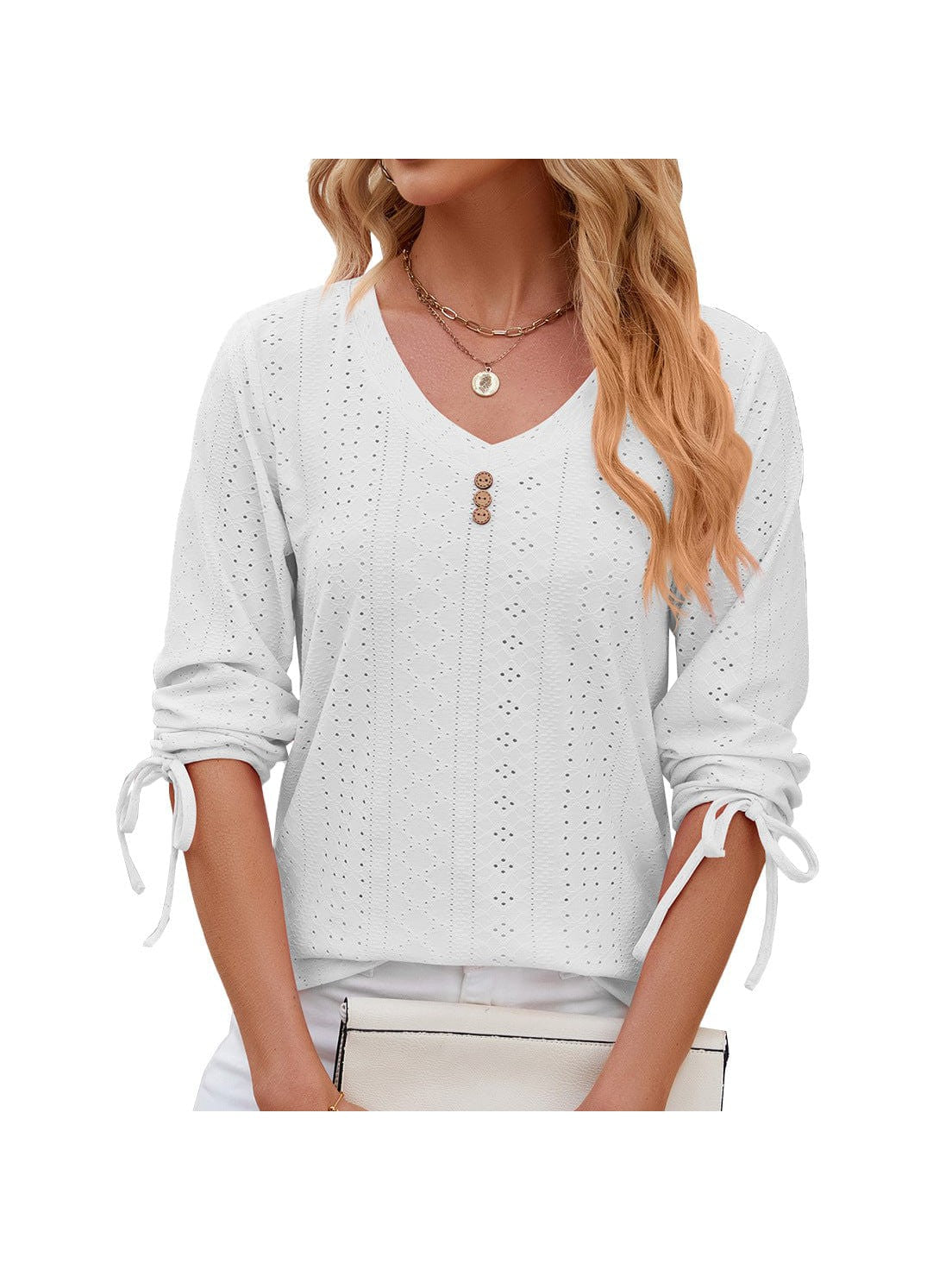 Soft and Stretchy Mock Neck T-Shirt