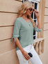 Feminine Mock Neck Top