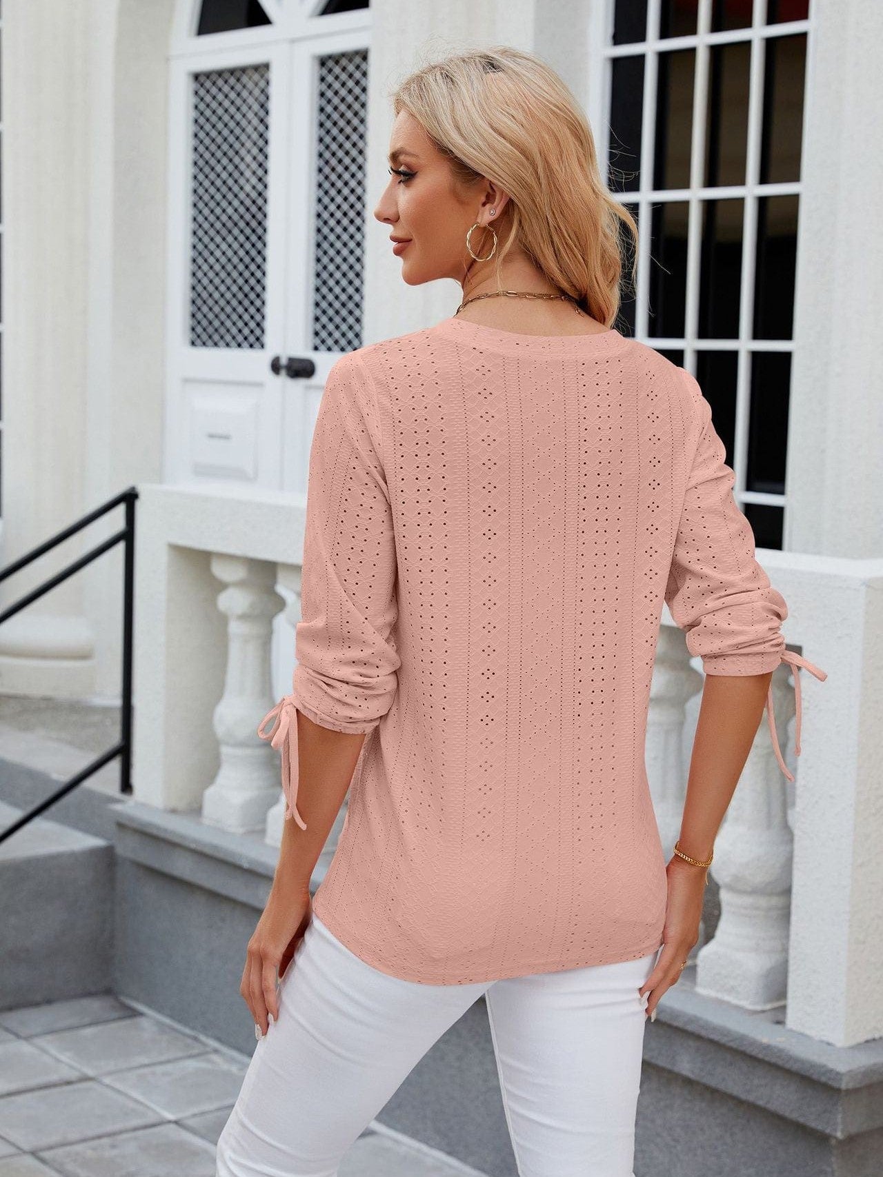 Soft and Stretchy Mock Neck T-Shirt