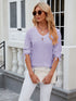 Feminine Mock Neck Top