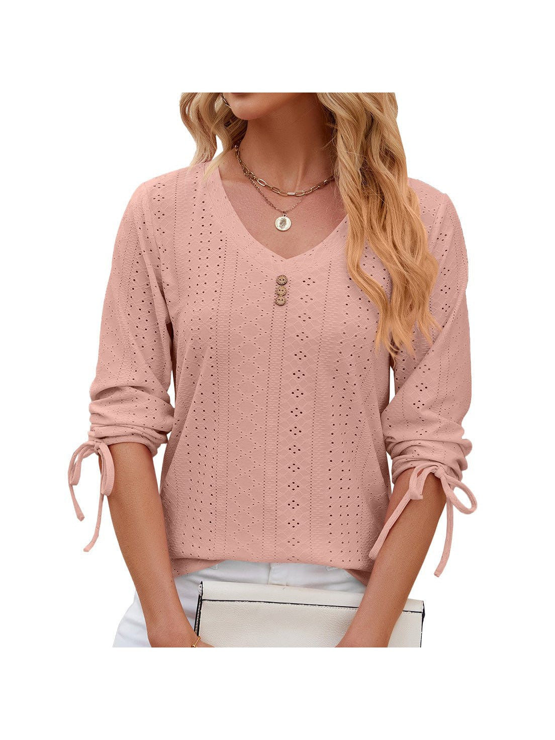 Soft and Stretchy Mock Neck T-Shirt