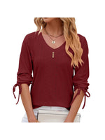 Feminine Mock Neck Top