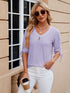 Soft and Stretchy Mock Neck T-Shirt
