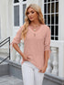 Feminine Mock Neck Top