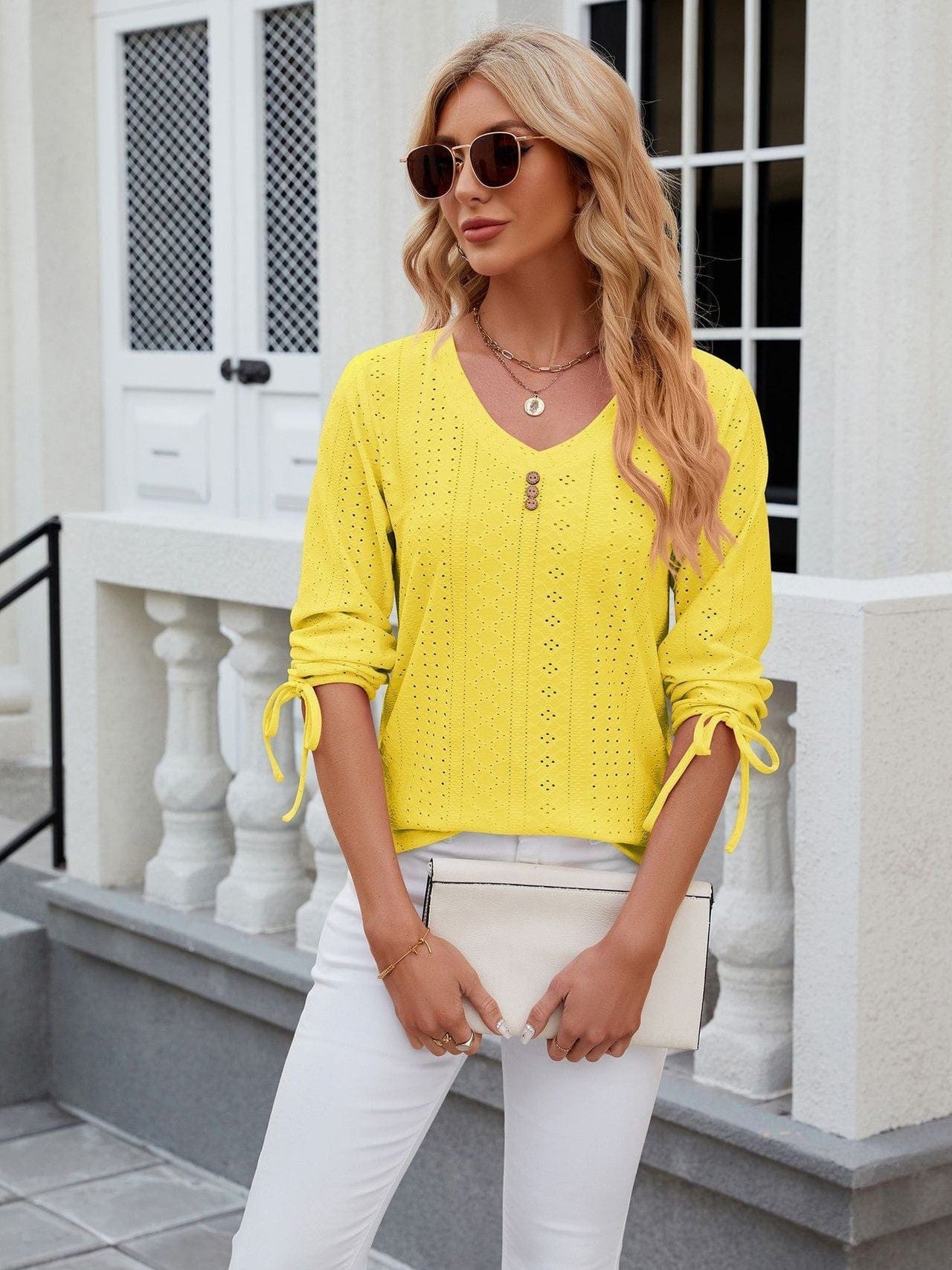 Soft and Stretchy Mock Neck T-Shirt