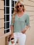 Soft and Stretchy Mock Neck T-Shirt