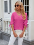 Feminine Mock Neck Top