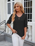 Soft and Stretchy Mock Neck T-Shirt