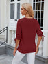 Soft and Stretchy Mock Neck T-Shirt