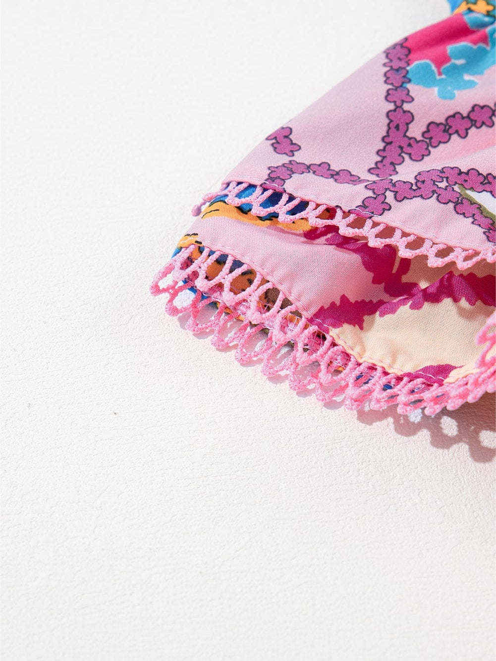 Enchanting Floral Ruffle Blouse